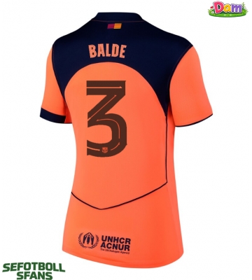 Barcelona Alejandro Balde #3 Tredje Tröja Kvinnor 2025-26 Kortärmad